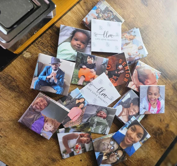 Juego de 9 imanes personalizados